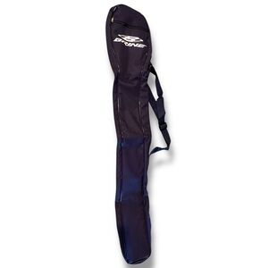 NEW! Brine Lacrosse Stick Equipment Bag Navy White Embroidered Logo Pocket Strap